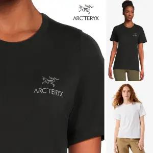 아크테릭스 25SS 여성 등산의류 크래그 크루 엠블렘 등산반팔티셔츠