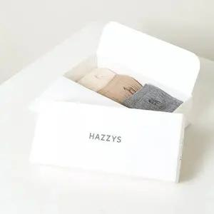 [헤지스](대구신세계)[24SS] 그레이 멜란지 면혼방 단목양말3종세트 HISS5F222G2