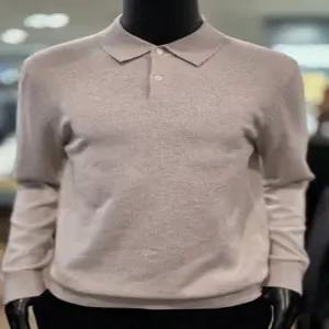 [바쏘옴므] WSZ4WT72ACR 25년 크림 캐시미어 피케티셔츠 스타일 베이직 니트