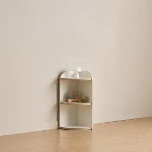 리트리 키즈 2단 엔딩 교구장 낮은 반원 책장 아기 유아 어린이