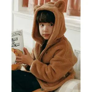 [BEANPOLE KIDS] 귀달이 보아 점퍼  브라운 (BI5X39U03D)