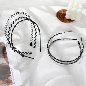 남자 머리띠 얇은 남성 헤어밴드10개-WE21B54