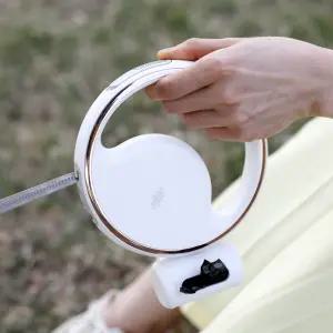 아이리 반려견 LED 자동 리드줄 3m 강아지 애견 소형견 중형견 C타입 충전