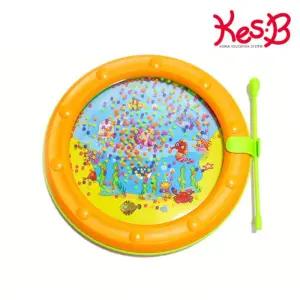 캐스B 맑은 파도 소리 핸드 드럼/음악/유아용/어린이/셋트/세트/유아/놀이/영아/어린이용/키즈/장난감/악기