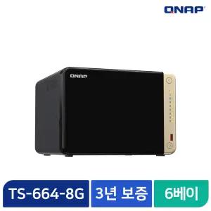QNAP TS-664-8G 6Bay NAS [큐냅 나스 스토리지 하드미포함]