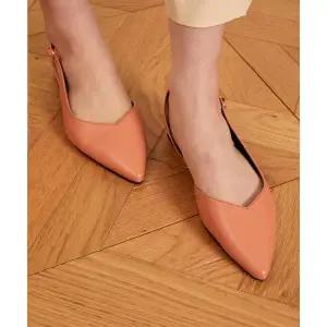 SPUR Lrian v-cut slingback -SS8010 (3color) 1.5cm 플랫 슬링백 217919