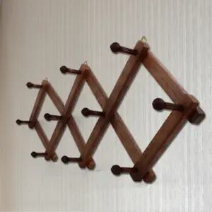 길이조절 벽옷걸이 3단 마름모 벽걸이 후크 모자걸이 작은방 벽고정 벽부형 원룸