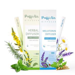 허브 디퓨저 듀오 수면 릴랙스 멜라토닌 멀린 허브 스틱 낮밤 휴식 향기 600회 사용