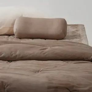 [JAJU](강남점)25N 온감 극세사 메모리폼 베개 45X22cm 브라운