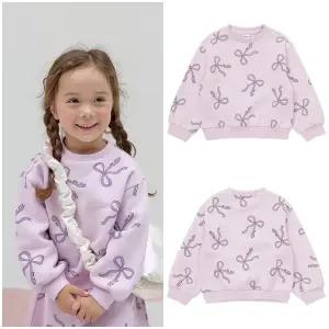 [대구백화점] [래핑차일드]리본 기모 맨투맨 LV(85C19-332-72)