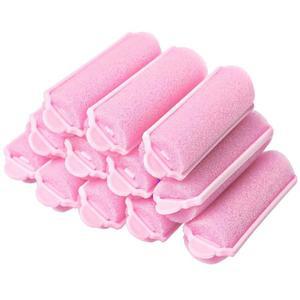 12팩 폼 스펀지 헤어 롤러 2.4인치 컬링기, 부드러운 수면 컬링기 스타일의 무열 컬링기용