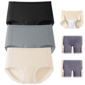 MKCLSQT 안티 카멜 토 컨실러 속옷 여성 - 노 쇼 심리스 팬티 통기성 운동 프루프