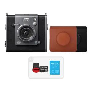 인스탁스 와이드 에보+가죽케이스/액정필름+SD카드/하이브리드 즉석카메라