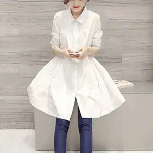 세미플레어 여성스러운롱남방 주머니 긴팔셔츠 데일리룩 시즌 (WFJT82N)