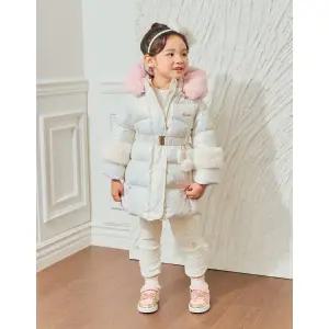 [롯데백화점]프렌치캣 아이보리 샤이닝 오리털점퍼(Q45DCJ120)