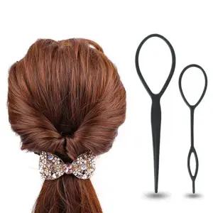 올림머리가이드 반묶음머리 머리묶는도구 올림머리가이드 반묶음머리