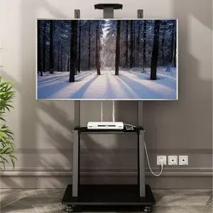 이동식 TV스탠드 대형 이젤형 트레이 모니터거치대
