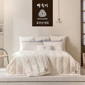 [박술녀] 도톰 양모 순면 워싱 이불2장+베개커버2장 SS슈퍼싱글 (작품명 영화2) 선물추천