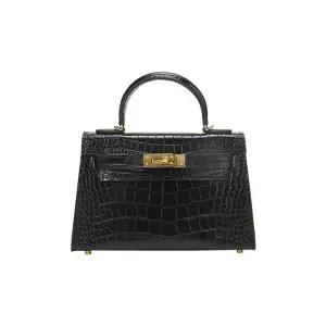 악어무늬 가죽 토드백 스몰 무늬 토트백 가방 악어 여성