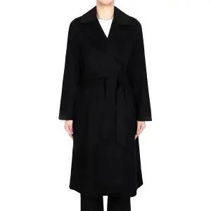 막스마라 25FW 블랙 클레스 울 캐시미어 코트 26016111 CLES 007