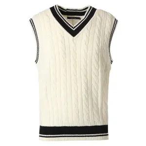 [롯데백화점]클라이드앤 남성 브이넥 배색 베스트 FNDSW432M