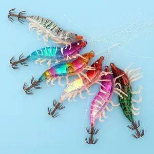 쿠루마 야광 리얼 쉬림프 생새우 에기 새우 루어 새우웜 심해 갑오징어 한치 쭈꾸미