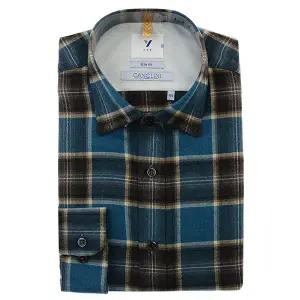 [대구백화점] [예작]깡끌리니 수입 면100 기모 빅체크 슬림 긴소매(YJ4WUA741)