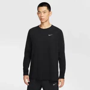 긴팔티 LQS HV2706-010 스트라이드 남성용 Dri-FIT 러닝 와플 크루