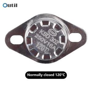 KSD302 15A 250V 온도 스위치 제어 센서 열 조절기