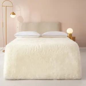 디아노 양모이불 침구 사계절 천연 두꺼운 호주산 양모 매트 겨울용 싱글 더블 침대 패드