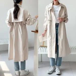 [쉬즈미스]여성 스트링 바바리 롱야상 집업 점퍼 자켓 OTR 108 _P345147961