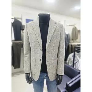 [지이크][F/W]울 블렌디드 헤링본 싱글 자켓J4110GYM_BP