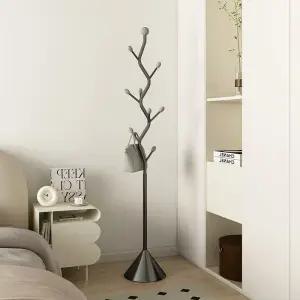 소형 행거 스탠딩 옷걸이 코트랙 사무실 스탠드 심플 선반 코트 수납 북유럽