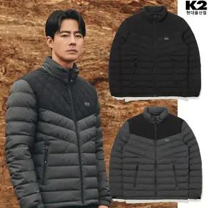 케이투 KMU24197 남성 가을/행사 아우터경량 패딩 심플 볼패딩 자켓