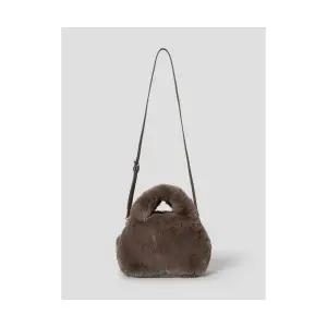 에잇세컨즈 8SECONDS 퍼 사이드 버튼 토트백 브라운 195XD3WYCD 212660