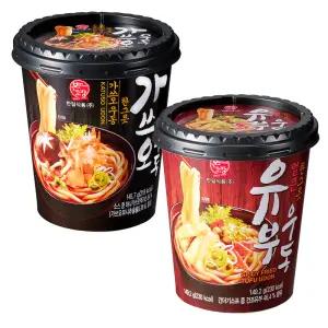 본고장 가쓰오우동 한그릇 145.7g 5개 + 얼큰유부우동 한그릇 149.2g 5개