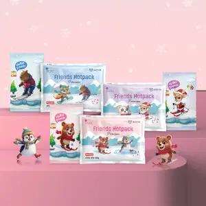 인라이프 포켓형 프렌즈 핫팩 프리미엄 100g 랜덤발송, 20개