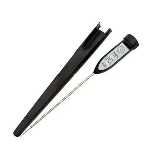 중심 디지털 블랙 방수 탐침온도계 제빵용온도계 조리용온도계 르픈다