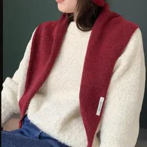여성용 털 방울 포근한 삼각 니트 숄 머플러 6가지 색상