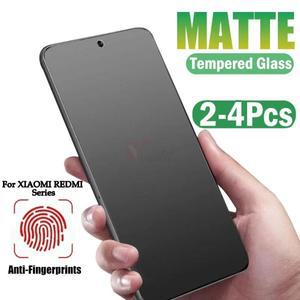 2-4pcs Xiaomi Redmi Note 14 13 12 11 10 9 Pro A3X 화면 보호기 용 지문 방지 무광택 강화 유리