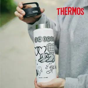 써모스X이나피스퀘어 캐리 핸들 텀블러 800ml / JOW-800KC