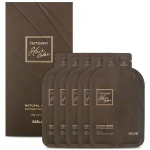 563랩 타투핏 헤어 컬러 염모제 5p 내추럴브라운 1개