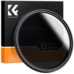 K&F Concept 67mm 가변 ND 필터 58mm ND400 9 스톱 B 시리즈 40.5mm