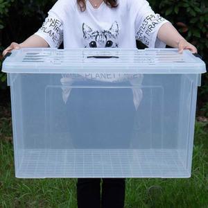 투명 리빙박스 특대형 이불 플라스틱 점보 350L 대용량 보관