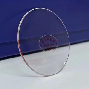 시계 유리 사파이어 교체 평면 1.2mm 직경 20-40mm 투명 크리스탈