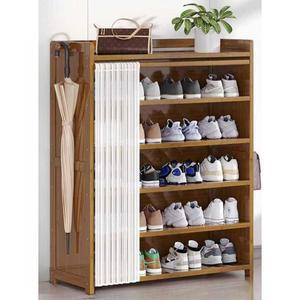 원목신발장 슬림 가정용 운동화 접이식 선반 원목