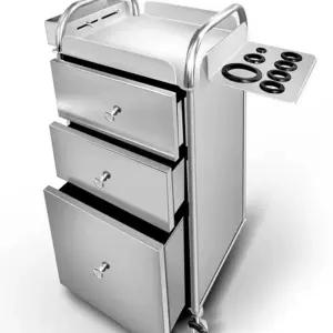 스테인리스 웨건 미용실 트롤리 트레이 츄레이 가위 스텐