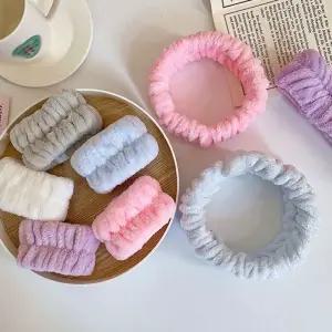 랜덤컬러 세안밴드 머리끈 헤어밴드 세안밴드 손목 손목세안밴드