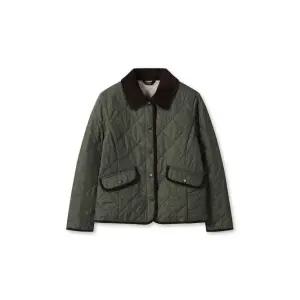 탑텐 TOPTEN 여성) 코듀로이 카라 퀼팅 자켓 재킷_MSE4JP2701 MSE4JP2701 173527