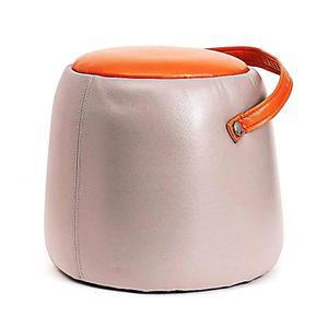 보조의자 이동식 낮은 메이크업 등받이없는 현관 가구 원형 호텔 화장대 신발장 오렌지